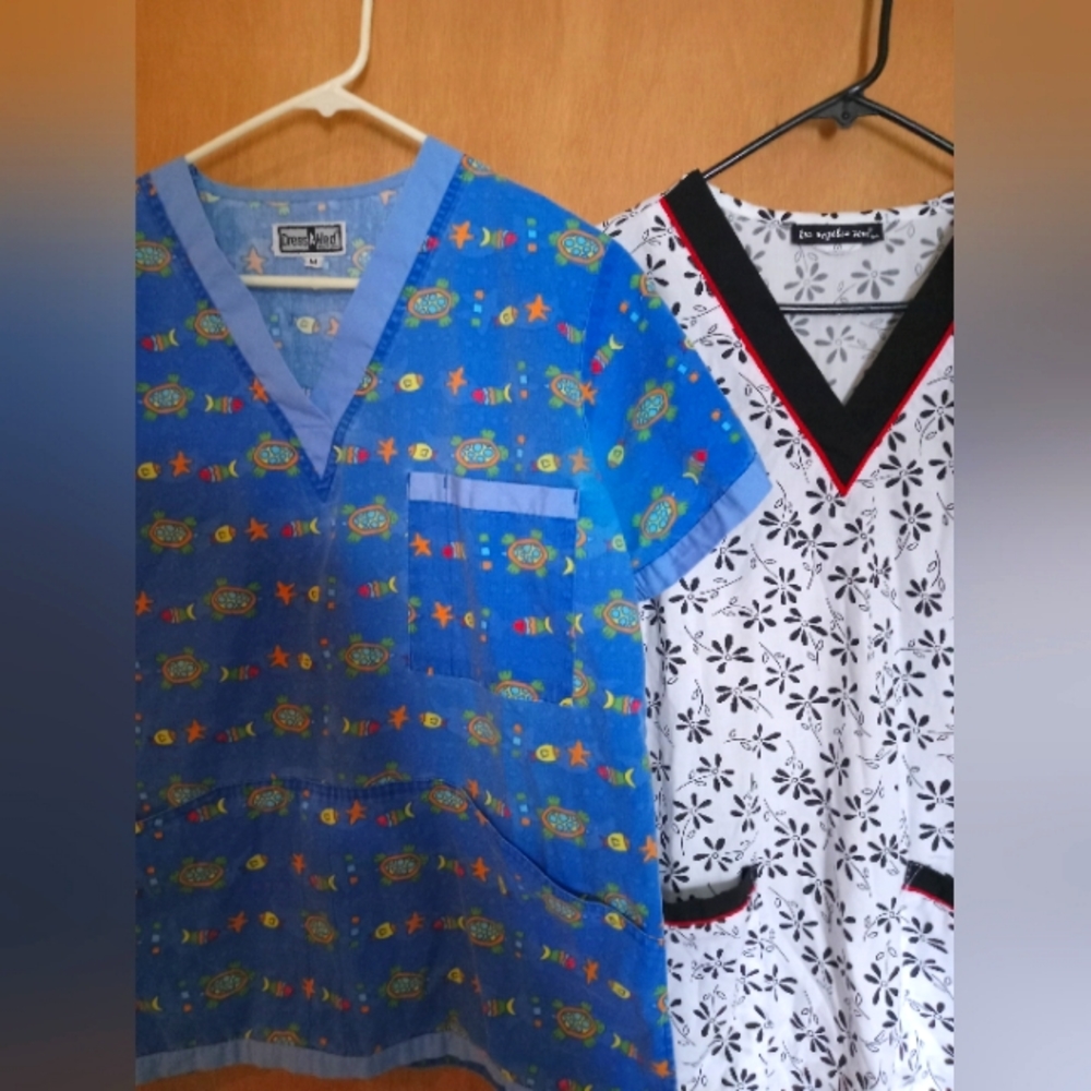Scrub tops